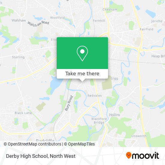 Derby High School map