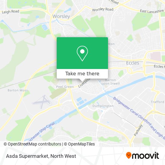 Asda Supermarket map