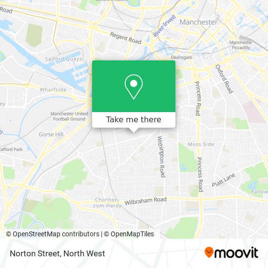 Norton Street map