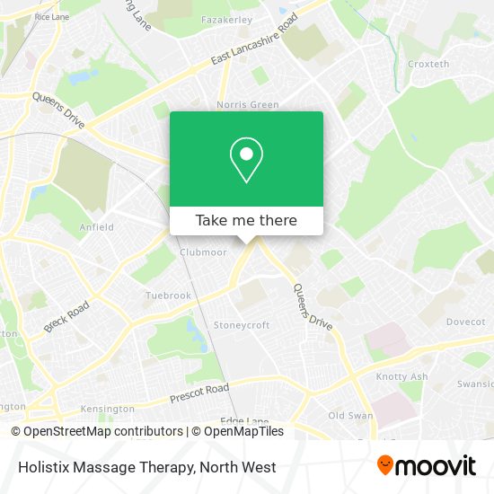 Holistix Massage Therapy map