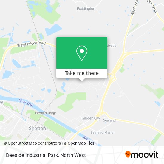 Deeside Industrial Park map