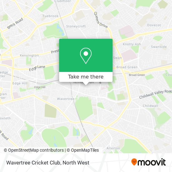 Wavertree Cricket Club map