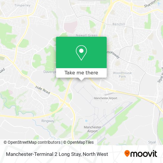 Manchester-Terminal 2 Long Stay map