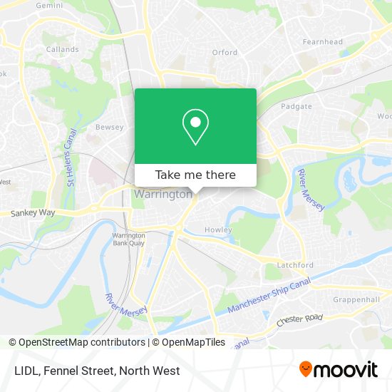 LIDL, Fennel Street map