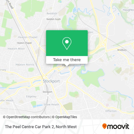 The Peel Centre Car Park 2 map