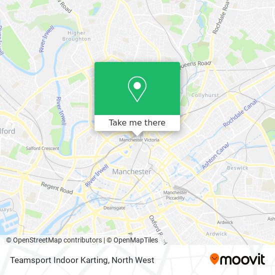 Teamsport Indoor Karting map