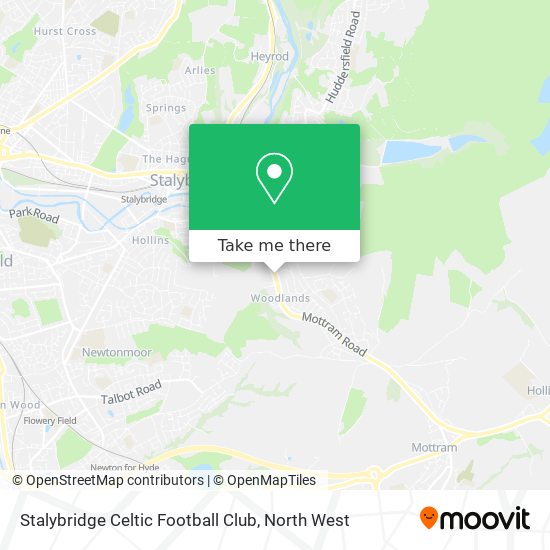 Stalybridge Celtic Football Club map