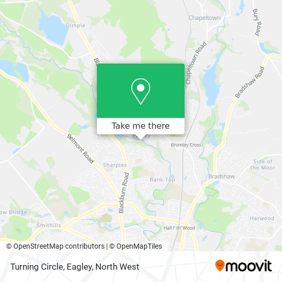 Turning Circle, Eagley map