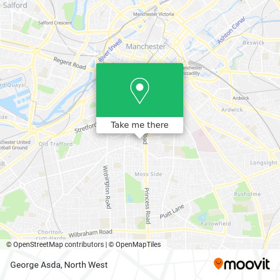George Asda map