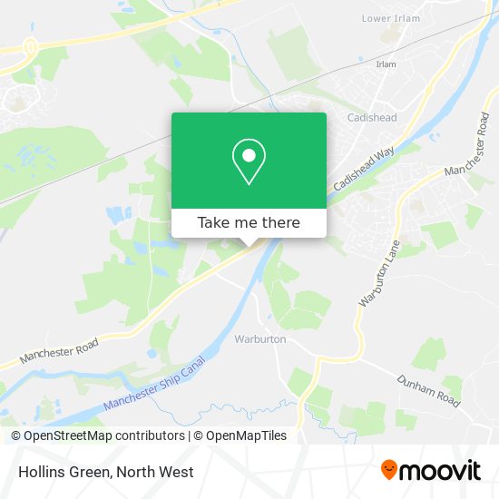 Hollins Green map
