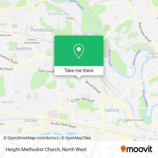 Height Methodist Church map