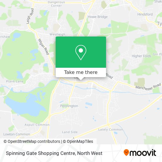 Spinning Gate Shopping Centre map