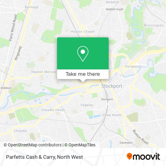 Parfetts Cash & Carry map