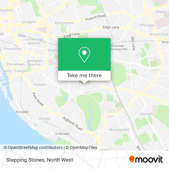 Stepping Stones map