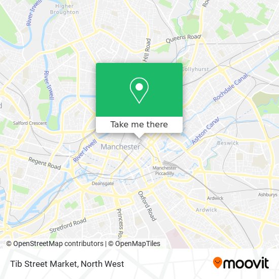 Tib Street Market map
