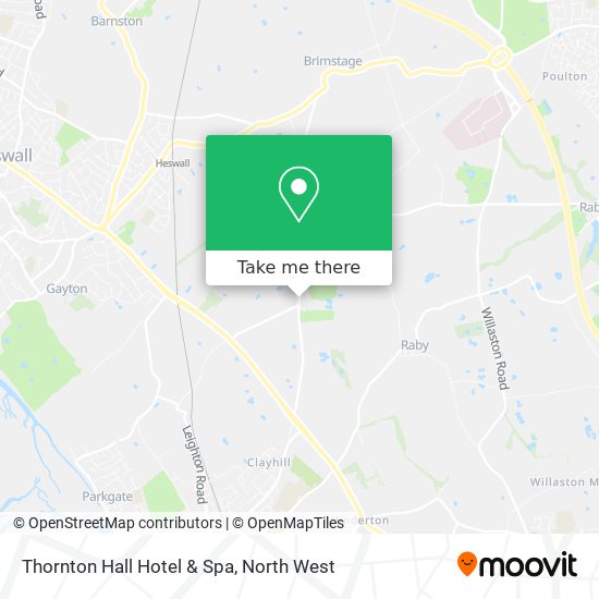 Thornton Hall Hotel & Spa map
