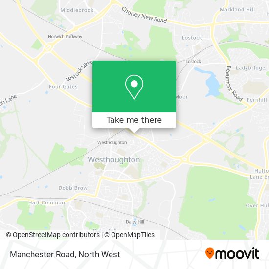 Manchester Road map