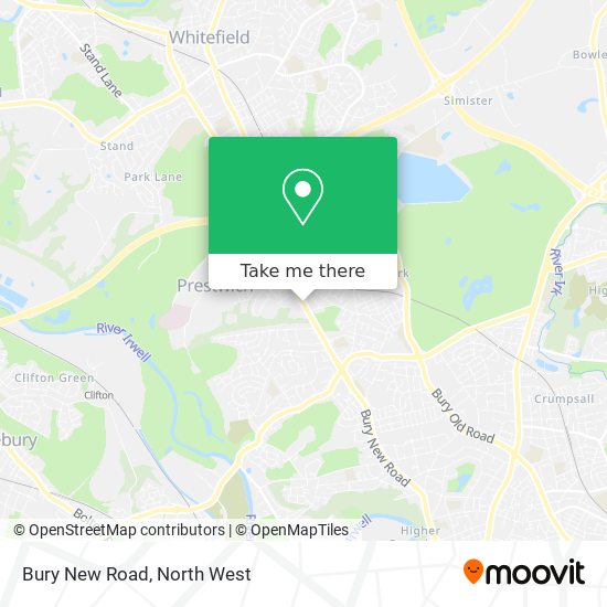 Bury New Road map