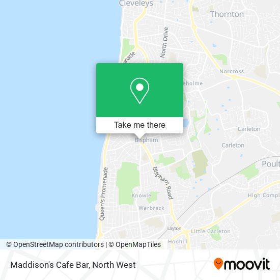 Maddison's Cafe Bar map