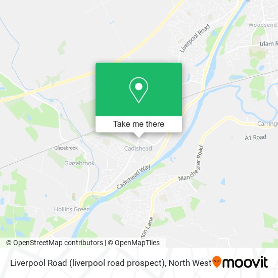 Liverpool Road (liverpool road prospect) map