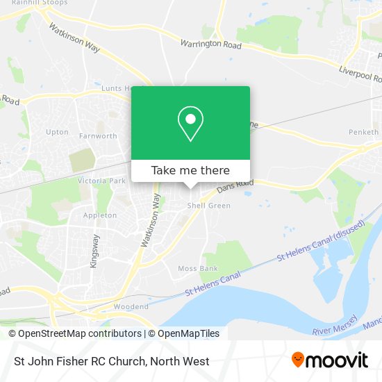 St John Fisher RC Church map