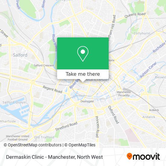 Dermaskin Clinic - Manchester map