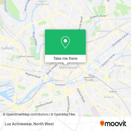 Lux Activewear map