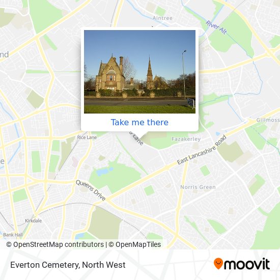 Everton Cemetery map