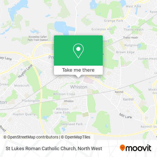 St Lukes Roman Catholic Church map