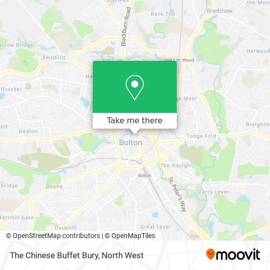 The Chinese Buffet Bury map