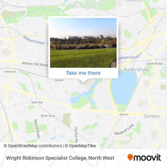 Wright Robinson Specialist College map