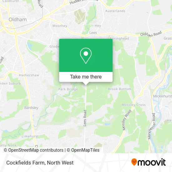 Cockfields Farm map