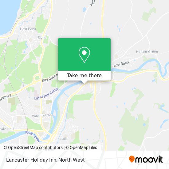 Lancaster Holiday Inn map