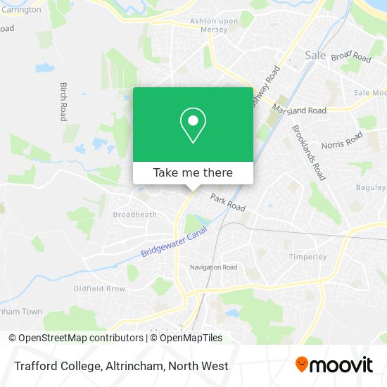 Trafford College, Altrincham map