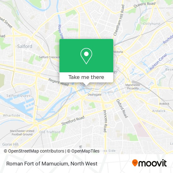 Roman Fort of Mamucium map