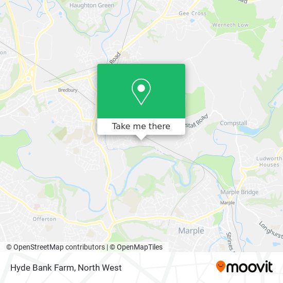 Hyde Bank Farm map