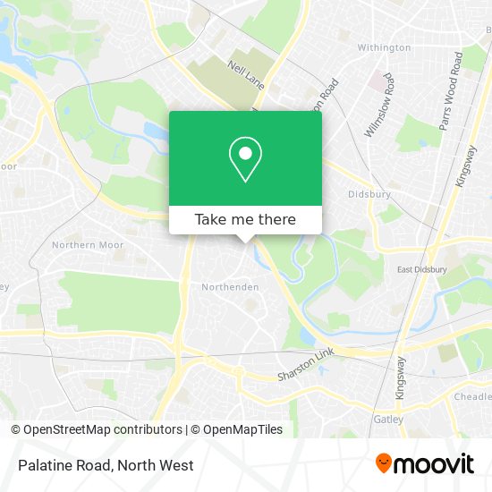 Palatine Road map