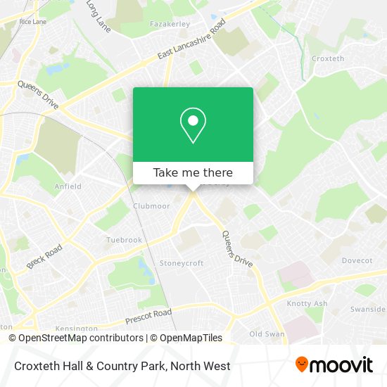 Croxteth Hall & Country Park map