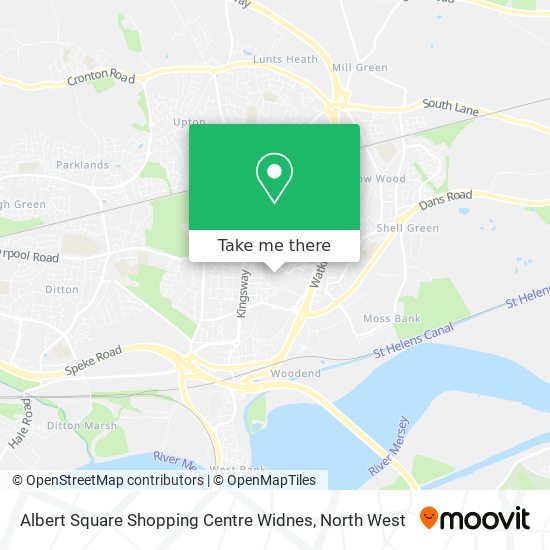 Albert Square Shopping Centre Widnes map