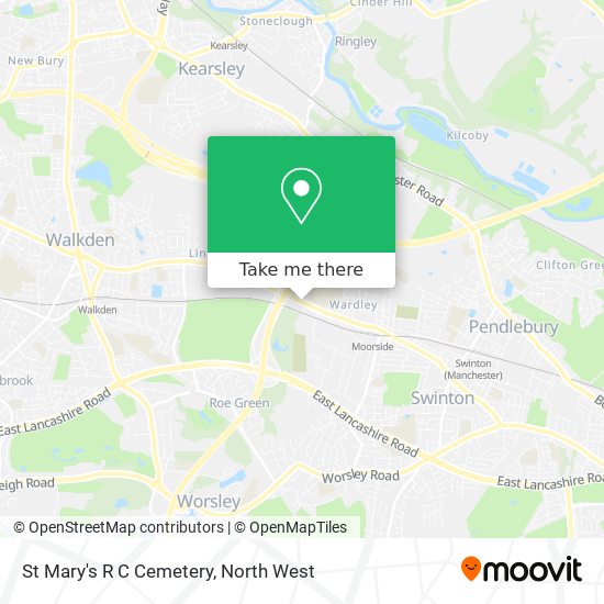 St Mary's R C Cemetery map