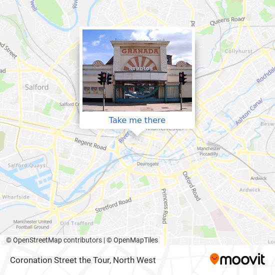 Coronation Street the Tour map