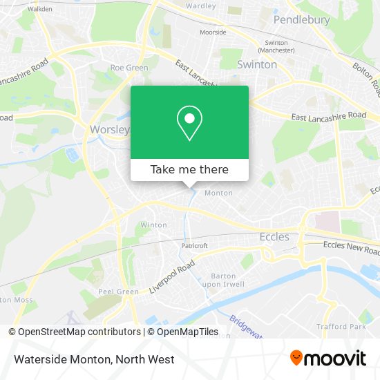 Waterside Monton map