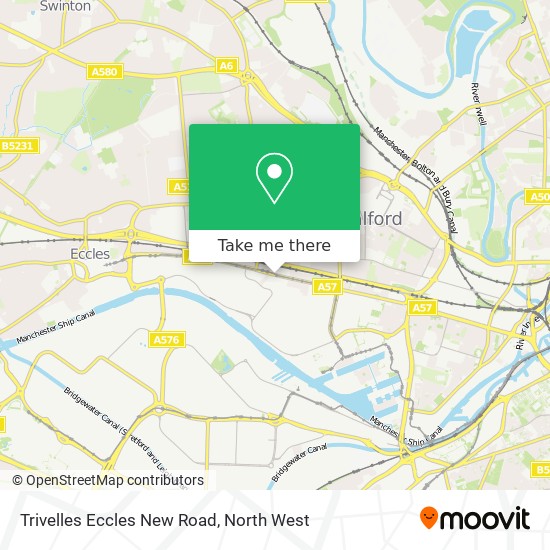 Trivelles Eccles New Road map