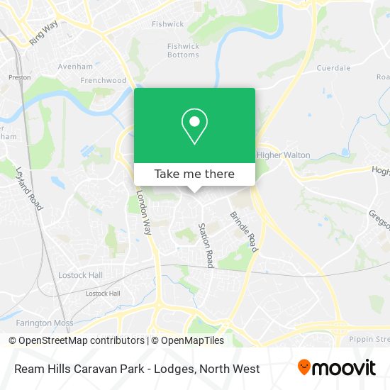 Ream Hills Caravan Park - Lodges map