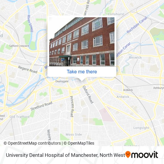 University Dental Hospital of Manchester map