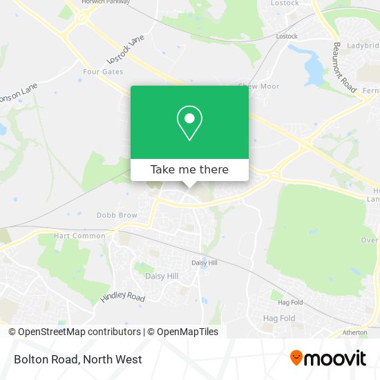 Bolton Road map