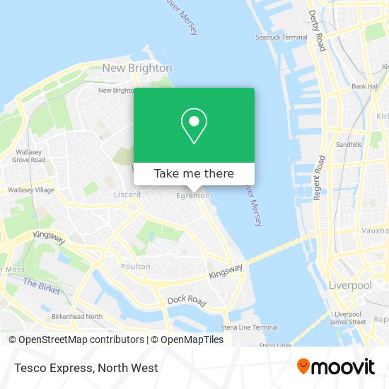 Tesco Express map