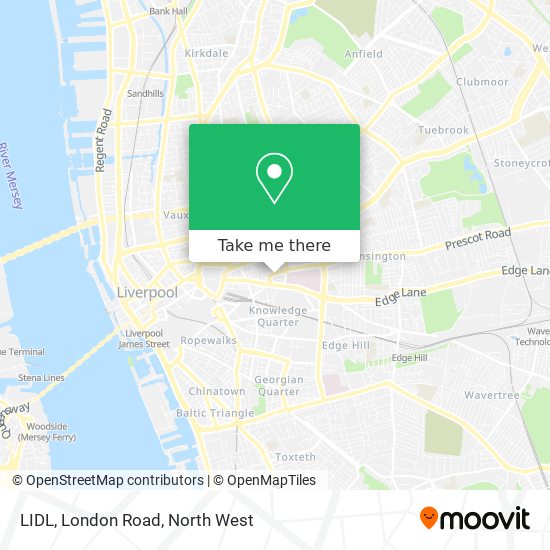 LIDL, London Road map
