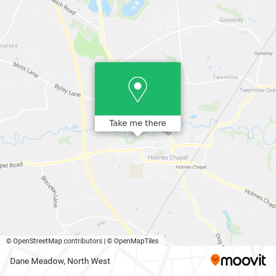 Dane Meadow map