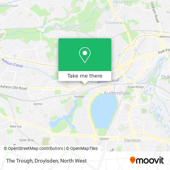 The Trough, Droylsden map
